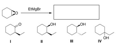 What is the product of the following reaction?  