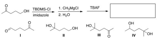 What is the major organic product in the following sequence of reactions?