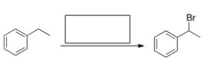 Which set of reagents would most likely bring about the following transformation?