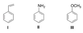 What is the correct assignment of the names of the following substituted benzenes?