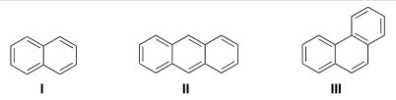 What is the correct assignment of the names of the following fused aromatic compounds?