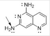 What is the hybridization of the indicated N atom in the following compound?