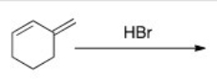 <strong>How would you favor the formation of the kinetic product of the following reaction? </strong> A)Excess HBr B)Long reaction time C)Low temperature D)High pressure