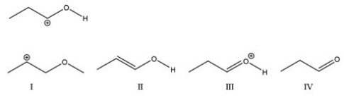 Which of the following is a major resonance contributor to the first structure?