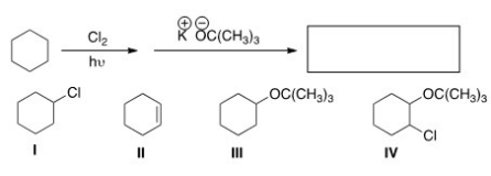 What is the product in the following sequence of reactions?  