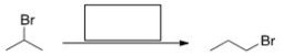 <strong>Select the route that would most likely produce the desired results from the given starting material. I.(1)H<sub>2</sub>SO<sub>4</sub> and heat; (2)HBr II.(1)KOH in ethanol; (2)HBr III)(1)H<sub>2</sub>SO<sub>4</sub> and heat; (2)HBr + peroxides IV)(1)potassium tert-butoxide in tert-butanol; (2)HBr + peroxides</strong> A)I B)II C)III D)IV