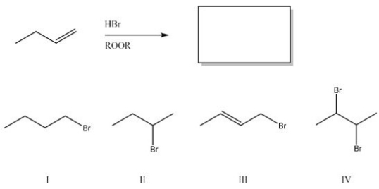 Find the major product of the following reaction.  