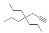 <strong>Give the IUPAC name for the following compound.  </strong> A)4,4-Diethyl-1-octyne B)4,4-Dipropyl-1-heptyne C)4,4-Dipropyl-6-heptyne D)4,4-Diethyl-6-octyne <div style=padding-top: 35px> 