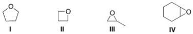 Which of the following compounds are epoxides?  