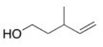 <strong>What is the IUPAC of the following compound? </strong> A)5-Hydroxy-3-methyl-1-pentene B)3-Methyl-5-penten-1-ol C)3-Methyl-1-penten-5-ol D)3-Methyl-4-penten-1-ol