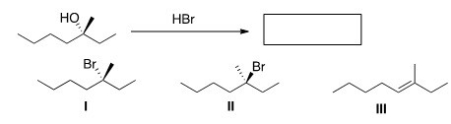 What is the major organic product(s)obtained in the following reaction?