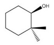 <strong>What is the IUPAC name of the following compound? </strong> A)R-2,2-dimethylcyclohexanol B)S-2,2-dimethylcyclohexanol C)R-1,1-dimethyl-2-cyclohexanol D)S-1,1-dimethyl-2-cyclohexanol