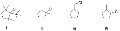 Which of the following is the least reactive substrate in an E2 reaction?