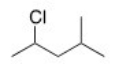 <strong>What is the IUPAC name of the following compound? </strong> A)2-Methyl-4-chloropentane B)2-Chloro-4-methylpentane C)2-Chloro-1-isopropylpropane D)2-Chloro-2-methylpentane