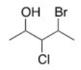 <strong>What is the total number of possible stereoisomers for the following molecule? </strong> A)2 B)4 C)6 D)8