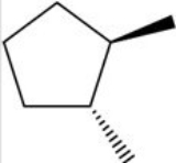 <strong>Give the IUPAC name for the following compound: </strong> A)(1R,2R)-1,2-dimethylcyclopentane B)(1R,2S)-1,2-dimethylcyclopentane C)(1S,2R)-1,2-dimethylcyclopentane D)(1S,2S)-1,2-dimethylcyclopentane