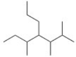 <strong>What is the IUPAC name for the following compound? </strong> A)2,3-Dimethyl-4-sec-butylheptane B)4-sec-Butyl-2,3-dimethylheptane C)3,5,6-Trimethyl-4-propylheptane D)2,3,5-Trimethyl-4-propylheptane