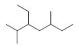 <strong>What is the IUPAC name for the following compound? </strong> A)5-Ethyl-3,6-dimethylheptane B)3-Ethyl-2,5-dimethylheptane C)3-Ethyl-2,5-dimethyloctane D)5-Ethyl-3,6-dimethyloctane