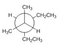 <strong>What is the IUPAC name of the following compound? </strong> A)Pentane B)2-Methylpentane C)2-Methyl-3-ethylpentane D)3-Ethyl-2-methylpentane