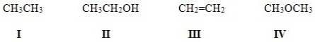 Which of the following molecules are aliphatic hydrocarbons?
