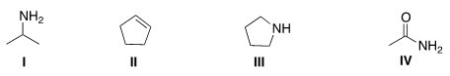 Which of the following structures contains a secondary amine?