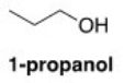 What is the strongest intermolecular force present in 1-propanol?