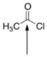 <strong>The indicated bond is: </strong> A)Nucleophilic because it is electron-deficient. B)Electrophilic because it is electron-rich. C)Nucleophilic because it is electron-rich. D)Electrophilic because it is electron-deficient.