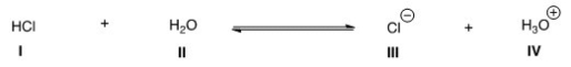 Which is the conjugate base in the following reaction?  