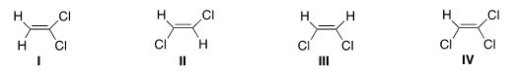 Which of the following molecules has a net dipole moment of zero?