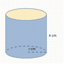 <strong>Find the surface area of the solid correct to the nearest square unit. (Note that the container does not have top.) r = 2.8, h = 4.4. </strong> A) 77 cm <sup>2</sup> B) 12 cm <sup>2</sup> C) 204 cm <sup>2</sup> D) 102 cm <sup>2</sup> E) 108 cm <sup>2</sup>