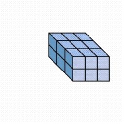<strong>Find the volume of each by counting the number of cubic centimeters in each box. </strong> A) 23 cm<sup>3</sup> B) 6 cm<sup>3</sup> C) 12 cm<sup>3</sup> D) 16 cm<sup>3</sup> E) 18 cm<sup>3</sup>