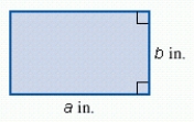 <strong>Find the area of the shaded region. , </strong> A) 54 in.<sup>2</sup> B) 12 in.<sup>2</sup> C) 13.5 in.<sup>2</sup> D) 27 in.<sup>2</sup> E) 24 in.<sup>2</sup>