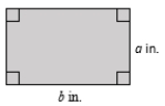 Find the area of the shaded region. (Assume that given measurements are exact, and round approximate answers to the nearest tenth of a square unit, if required.) , __________ in.<sup>2</sup>