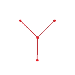 <strong>Draw graph for the molecule. Cyclopropane </strong> A) B) C) D) E)