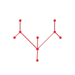 <strong>Draw graph for the molecule. Cyclopropane </strong> A) B) C) D) E)