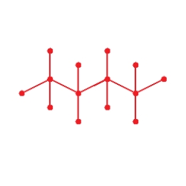 <strong>Draw graph for the molecule. Isobutane </strong> A) B) C) D) E)