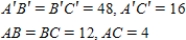 <strong>List the lengths of all six sides for the figures given in the problem. Where </strong> A) B) C) D) E) none of these choices