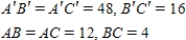 <strong>List the lengths of all six sides for the figures given in the problem. Where </strong> A) B) C) D) E) none of these choices