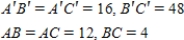 <strong>List the lengths of all six sides for the figures given in the problem. Where </strong> A) B) C) D) E) none of these choices