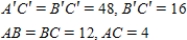 <strong>List the lengths of all six sides for the figures given in the problem. Where </strong> A) B) C) D) E) none of these choices