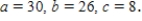 <strong>The figure contains two similar triangles. Find the unknown measure indicated by a variable. Round your answer to the nearest tenth. Where </strong> A) B) C) D) E) 