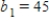 <strong>Given two similar triangles, as shown in the figure, find b<sub>1</sub>. </strong> A) B) C) D) E)
