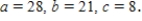 The figure contains two similar triangles. Find the unknown measure indicated by a variable. Round your answer to the nearest tenth. Where 