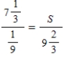 Solve the proportion for the item represented by a letter. __________