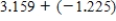 Carry out the operations with decimal forms. Give your answer to three decimal places. 