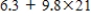 Carry out the operations with decimal forms. Give your answer to one decimal place, if required. 