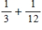 <strong>A unit fraction (a fraction with a numerator of 1) is sometimes called an Egyptian fraction. Egyptians expressed their fractions as a sum of distinct (different) unit fractions. How might the Egyptians have written the fraction ? </strong> A) B) C) D) E) 