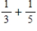 <strong>A unit fraction (a fraction with a numerator of 1) is sometimes called an Egyptian fraction. Egyptians expressed their fractions as a sum of distinct (different) unit fractions. How might the Egyptians have written the fraction ? </strong> A) B) C) D) E) 