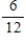 Completely reduce the fraction. 
