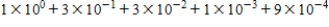 <strong>Write 13.319 in expanded notation. </strong> A) B) C) D) E)